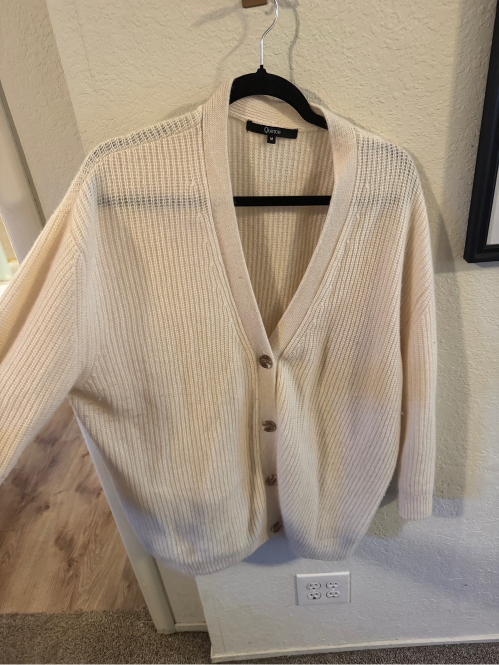 Quince 100% cashmere oversized sweater